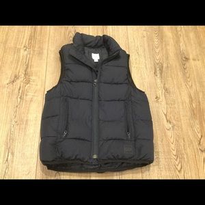 Puffer vest Gap Kids size S, navy blue, like new